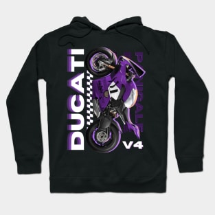 Purple Ducati Panigale Hoodie